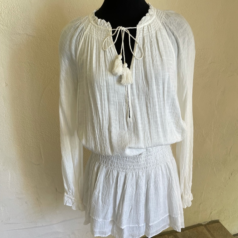 Paige White Linen Dress